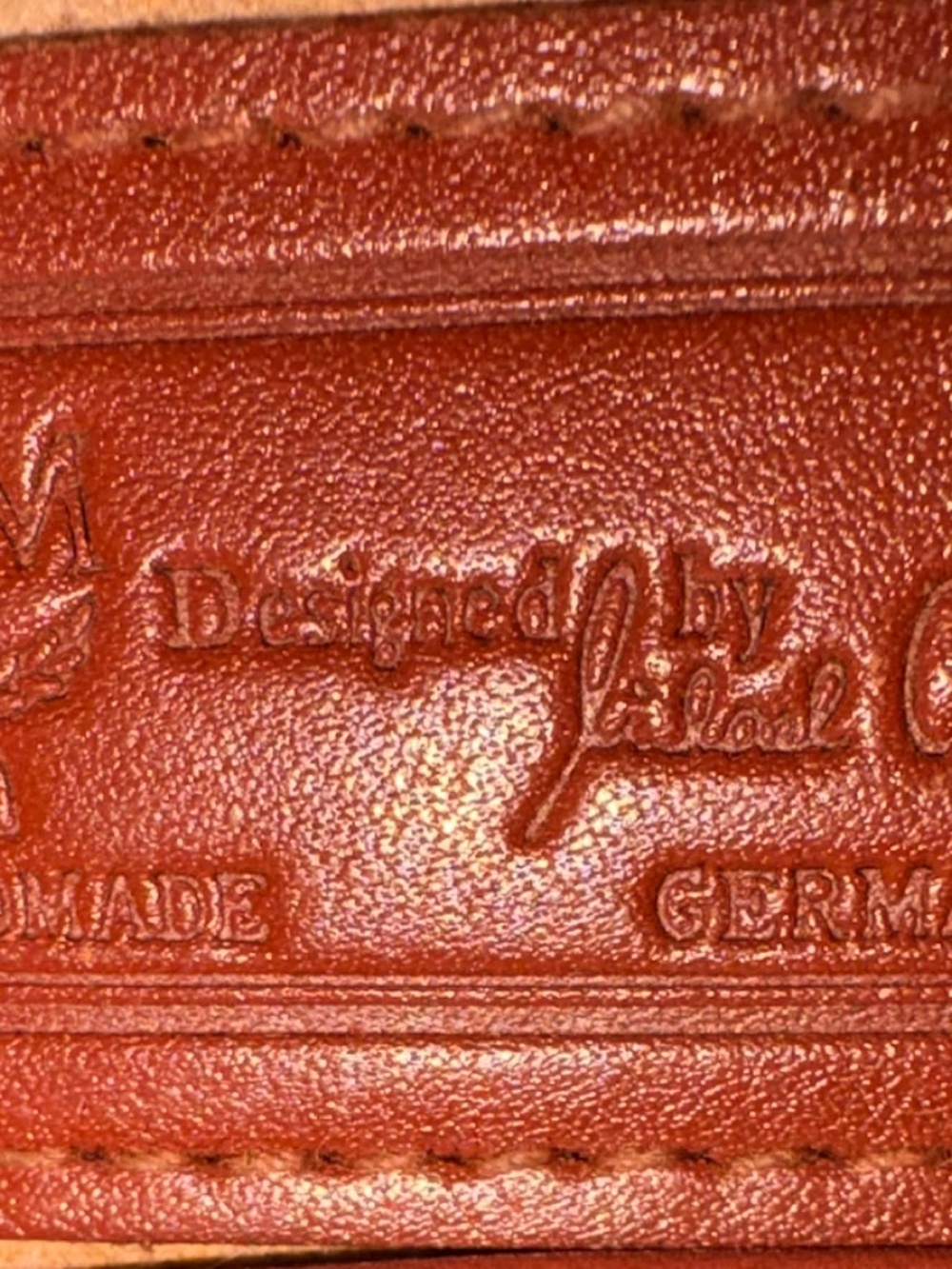 Vintage MCM Cognac Visetos Crossbody Bag Rectangular Camera Case Germany 72080 - Picture 4 of 4